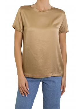 Maglia in raso girocollo